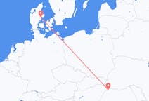 Flyg från Satu Mare, Rumänien till Århus, Danmark
