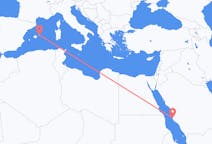Flyg från Jeddah, Saudiarabien till Mahon, Spanien