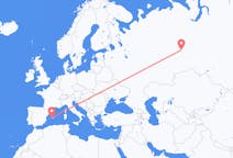 Flights from Uray, Russia to Palma de Mallorca, Spain