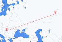 Fly fra Kurgan, Kurgan Oblast til Timișoara