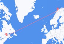 Flyreiser fra Québec, til Bardufoss