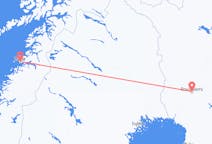 Vols depuis la ville de Rovaniemi vers la ville de Bodø