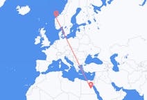 Flyrejser fra Luxor, Egypten til Ålesund, Norge