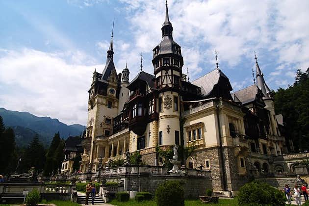 Tour castles in Transylvania. Dracula. Peles.and Rasnov fortress