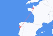 Vluchten van Rennes, Frankrijk naar Porto, Portugal