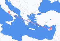 Flights from Larnaca, Cyprus to Naples, Italy