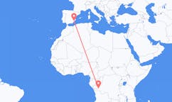 콩고민주공화국 킨샤사에서 출발해 스페인 무르시아로(으)로 가는 항공편