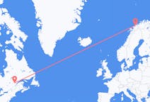 Flights from Saguenay, Canada to Tromsø, Norway