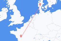 出发地 丹麦出发地 比隆目的地 法国普瓦捷的航班