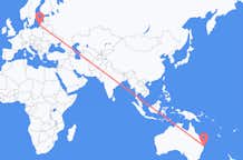 Flyreiser fra Ballina, Australia, til Palanga, Australia