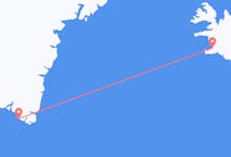 Flights from from Nanortalik to Reykjavík
