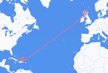 Flights from Santo Domingo, Dominican Republic to Glasgow, the United Kingdom