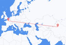 Flyrejser fra Korla, Kina til Paris, Frankrig