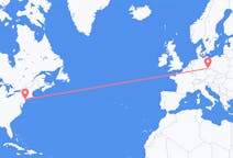 Flyg från New York, USA till Dresden, Tyskland