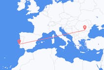 Vluchten van Lissabon, Portugal naar Boekarest, Roemenië