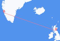 Flyreiser fra Nuuk, til Edinburgh