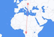 Flyg från Brazzaville, Kongo-Brazzaville till Budapest, Ungern
