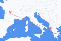 Flights from Brive-la-Gaillarde in France to Corfu in Greece