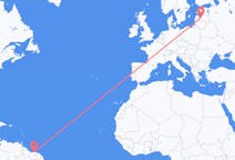 Flights from Paramaribo to Riga
