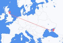 Flights from Anapa, Russia to Durham, England, the United Kingdom