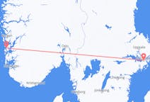 Flights from Stord, Norway to Stockholm, Sweden