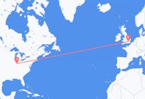 Flights from Indianapolis, the United States to London, England