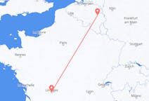 Flüge von Limoges, nach Lüttich