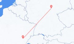Loty z miasta Dole (gmina Idrija) do miasta Erfurt