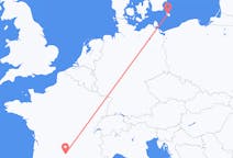 Flights from Rodez, France to Bornholm, Denmark