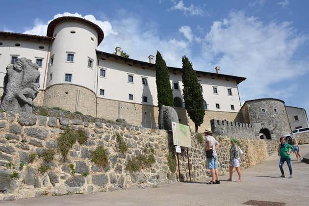 Visita al castello di Stanjel, degustazione di vini e pranzo gourmet a 4 portate da Pirano