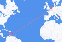 Flyg från Aruba till Bryssel