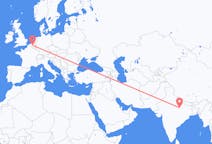 Flyrejser fra Allahabad, Indien til Bruxelles, Belgien