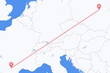 从图卢兹飞往华沙的航班