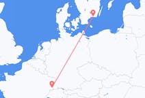 Vols de Bâle, Suisse vers Karlskrona, Suède