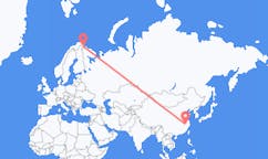 Flights from Huangshan City to Kirkenes