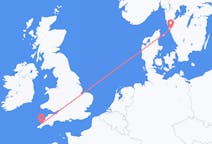 Flyreiser fra Göteborg, Sverige, til Newquay, Sverige
