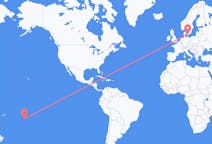 Flights from Rarotonga to Copenhagen