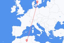 Flights from Ghardaïa, Algeria to Ängelholm, Sweden