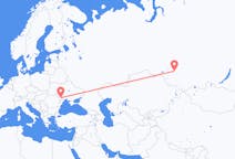 Flyg från Novosibirsk, Ryssland till Chișinău, Moldavien