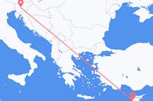Flyg från Ljubljana till Pafos