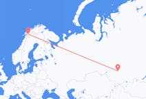 Flyg från Kemerovo till Narvik