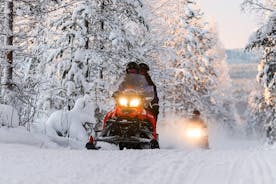 Snöskoter Snabbspinn - 2 h snöskoterupplevelse i Rovaniemi