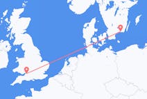 Flyreiser fra Karlskrona, Sverige til Bristol, England