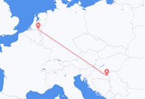 Flyreiser fra Osijek, Kroatia til Eindhoven, Nederland