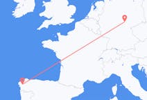 Flights from Santiago de Compostela, Spain to Erfurt, Germany