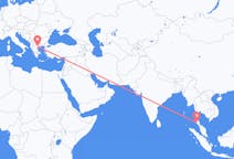 Flights from Krabi, Thailand to Thessaloniki, Greece