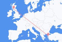 Flights from Edremit, Turkey to Glasgow, Scotland