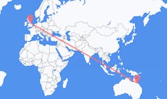Flyreiser fra Townsville, Australia til Leeds, England