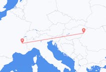 Loty z Grenoble, Francja do Oradei, Rumunia