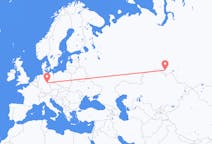 Flights from Omsk, Russia to Erfurt, Germany